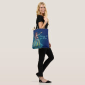 Tote Bag Belly Dancer Ruby Teal Art (Sur le modèle)