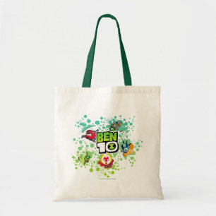 Tote Bag Ben 10 Alien Forms Bubble Graphic