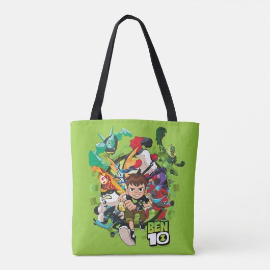 Tote Bag Ben 10 Alien Rush Graphic (Dos)