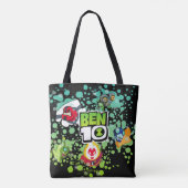 Tote Bag Ben 10 Aliens Formulaires Graphique de bulle (Dos)