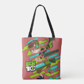 Tote Bag Ben 10 Transformation de l'ADN de Wildvine (Dos)