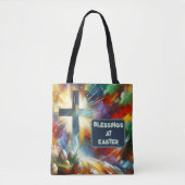 Tote Bag Bénédiction à Pâques | (Devant)