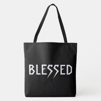 Tote Bag "BÉNÉFICIÉ" avec CITATION : "Vivre pour le Grit et