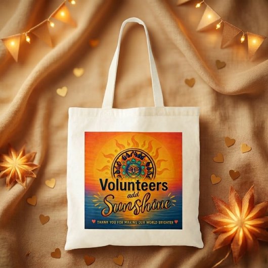 Tote Bag Bénévole Soleil