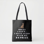 Tote Bag Bengale Chats Chat Cute Funny (Devant)