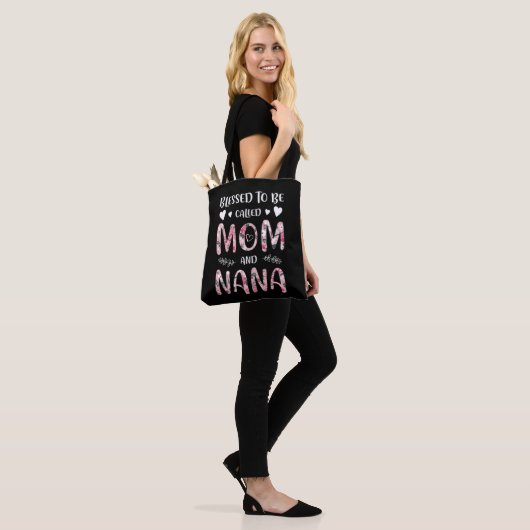 Tote Bag Béni D'Être Appelé Maman Et Nana (Sur le modèle)