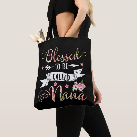 Tote Bag Béni D'Être Appelé Nana Grand-Mère Noël (De près)