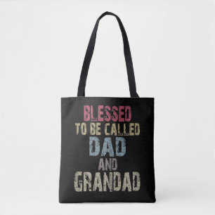 Tote Bag béni d'être appelé papa et grand-père
