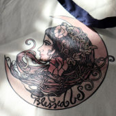 Tote Bag Béni Soit La Déesse Lune Art Pagan
