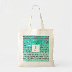 Tote Bag Bénie est la Femme qui Marche avec Dieu