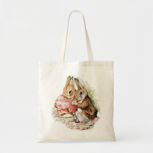 Tote Bag Benjamin Bunny et Peter Rabbit planifient leur rai