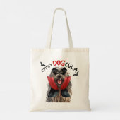 Tote Bag Bergamasco Vampire Chien Tricot ou traitement (Dos)