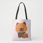 Tote Bag Berger allemand mignon et dormant (Devant)