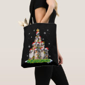 Tote Bag Berger australien Aussie Arbre ornemental de Noël (De près)