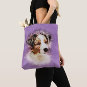 Tote Bag Berger australien - chiot australien (De près)