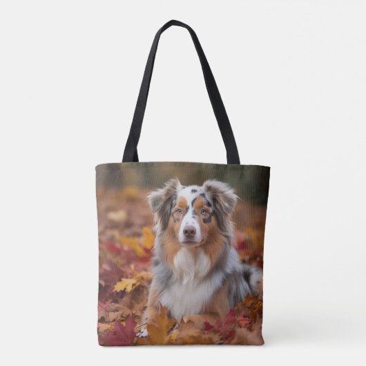 Tote Bag Berger australien en automne Leaves automne Inspir (Dos)