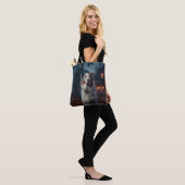 Tote Bag Berger Australien Halloween Épouvantable (Sur le modèle)