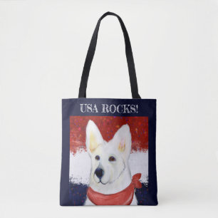 Tote Bag  Berger Blanc Allemand   