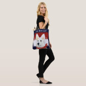 Tote Bag Berger Blanc Allemand (Sur le modèle)