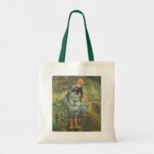 Tote Bag Bergère par Camille Pissarro, Beaux-arts vintage