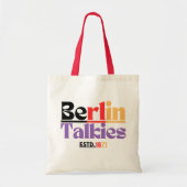 Tote Bag Berlin Talkies ESTD. 1871 (Devant)