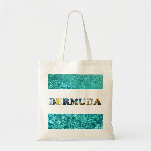 Tote Bag Bermudes Tropical Blue Ocean Travel Photos (Devant)