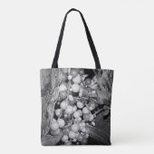 Tote Bag Berries En Nature Noire Et Blanche (Dos)