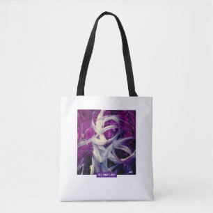 Tote Bag Berry&Brush, Abstract art