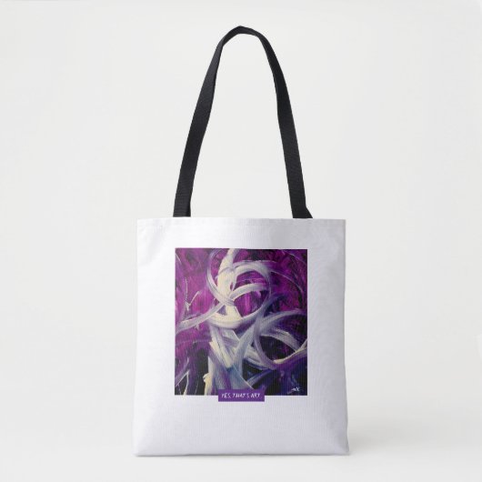 Tote Bag Berry&Brush, Abstract art (Devant)