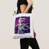 Tote Bag Berry&Brush, Abstract art (De près)