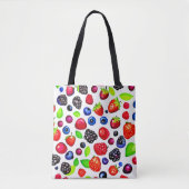 Tote Bag Berry Burst : Motif de fruits (Devant)