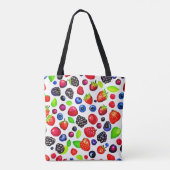 Tote Bag Berry Burst : Motif de fruits (Dos)