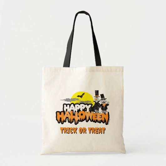 Tote Bag Bert et Ernie | Bonne Halloween (Devant)