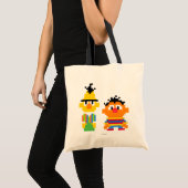 Tote Bag Bert et Ernie Pixel Art (Devant (produit))