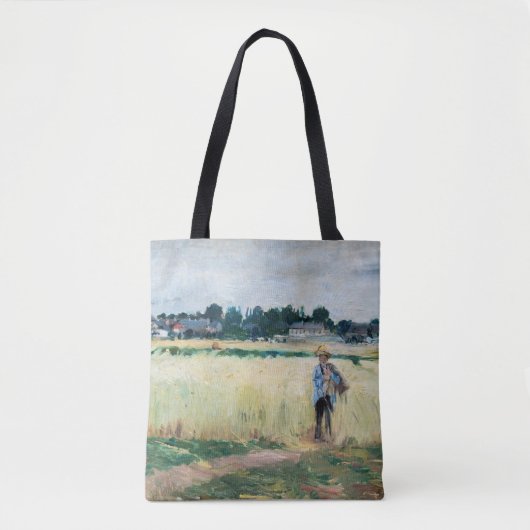 Tote Bag Berthe Morisot - Dans le champ de roues à Gennevil (Devant)