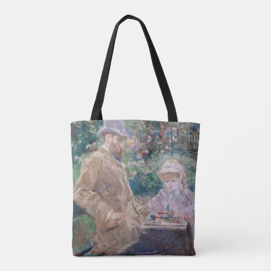 Tote Bag Berthe Morisot - Eugene Manet avec sa fille (Dos)