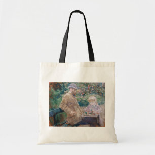 Tote Bag Berthe Morisot - Eugene Manet avec sa fille