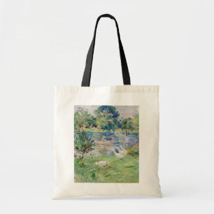 Tote Bag Berthe Morisot - Fille dans un bateau avec des oie