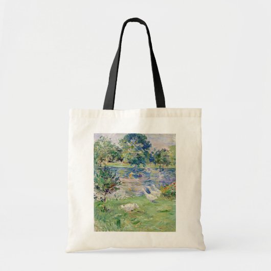 Tote Bag Berthe Morisot - Fille en bateau avec oie (Devant)