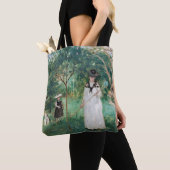 Tote Bag Berthe Morisot - La chasse aux papillons (De près)