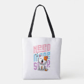 Tote Bag Besoin de plus de sommeil | Funny Cat expression d (Dos)
