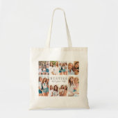 Tote Bag Best Friends Elegant BFF Collage photo (Devant)