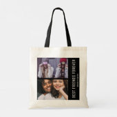 Tote Bag Best Friends Forever BFF Custom 4 Photo Collage (Dos)
