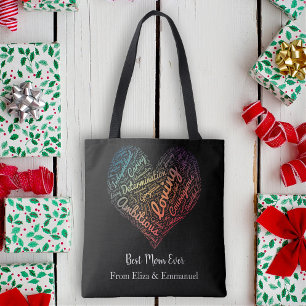 Tote Bag Best Maman Ever Kids nomme la fête des mères