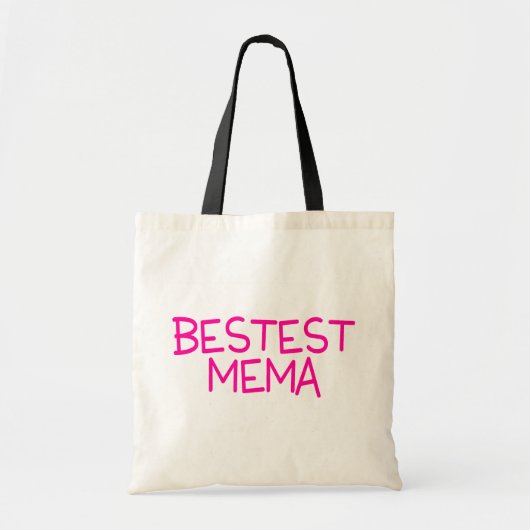 Tote Bag Bestest Mema (Devant)