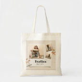 Tote Bag BESTIES, Collage de photos et noms | BFF (Devant)