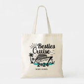 Tote Bag Besties Croisière Amis Vacances (Dos)