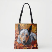 Tote Bag Bétail australien en automne Feuilles automne Insp (Devant)