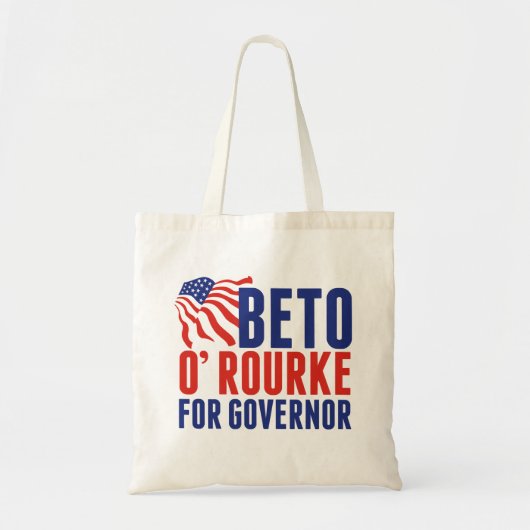 Tote Bag Beto O'Rourke pour l'élection du gouverneur du Tex (Devant)