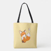 Tote Bag Beurre à regarder de la petite Fox mignonne (Dos)